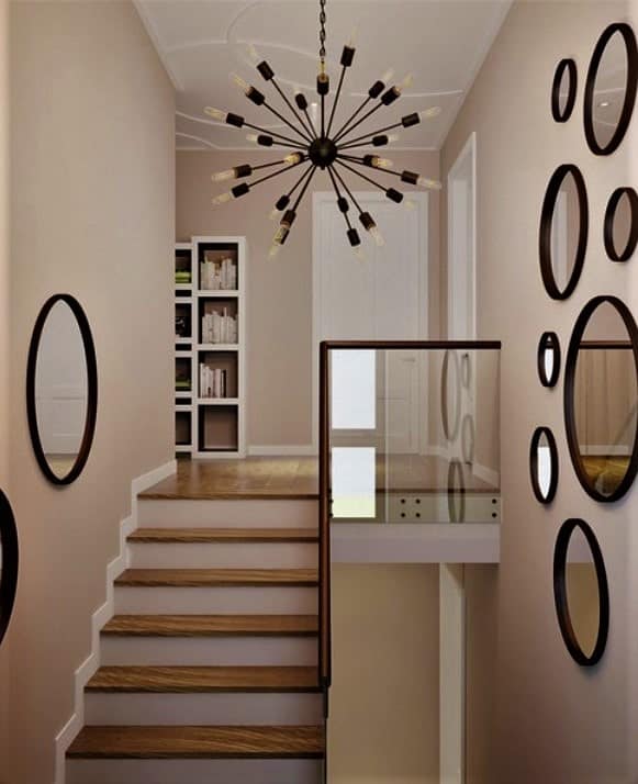 طراحی راه پله با ایینه